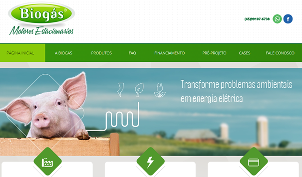 Biogás Motores Estacionários