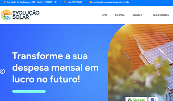 Evolução Solar Energia